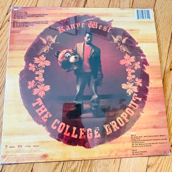 Rare original Def Jam Recordings Kanye West College Dropout 2 LP sealed - Picture 2 of 4